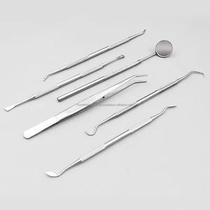 High Quality Stainless Steel Manual Dental <b>Oral</b> <b>Care</b> Kit Including Needle Tweezer Probe Mouth Mirror for Professional Use - Product Image 2