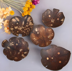 Jabonera económica de cáscara de coco, bandeja para jabones, soporte ecológico para baño. - Product Image 2