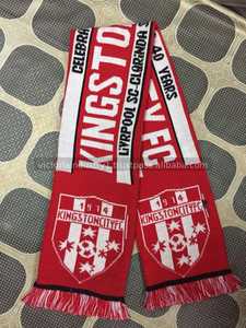Écharpe de supporter de football tricotée sur mesure, drapeau du Brésil, écharpe de supporter de football, écharpe de sport d'hiver pour équipe - Product Image 3