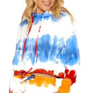 Sudadera Corta con Capucha para Mujer, Corte Holgado, Ligera, con Tela Suave al Tacto, para un Estilo de Vida Activo y Viajes - Product Image 1