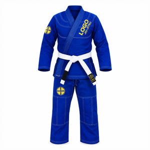 Kimono de Jiu Jitsu Brasileño BJJ Gi 100% Algodón Tejido Perla con Logotipo Personalizado, Uniforme Profesional de Grappling, Suministros Directos de Fábrica - Product Image 5