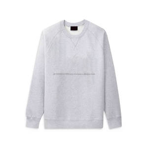 Sudadera Lisa de Cuello Redondo al por Mayor, Manga Larga, Algodón, Logotipo Personalizado, Bordado Oversize, Sudadera para Hombre, Sudaderas con Capucha 2026 - Product Image 3