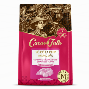 Compound Strawberry Chocolate Chips Cocoa 1KG HALAL Baking Biscuits & Cookies Wholesale OEM/ODM Manufacture Overseas Supplier - Product Image 1
