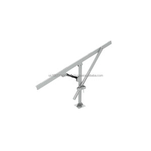 Supports de rail solaires de structure de montage au sol en acier aluminium réglables faciles à utiliser - Product Image 1