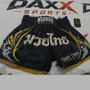 Pantalones Cortos de Boxeo y Muay Thai Unisex de Alta Calidad, Personalizados, con Estampado de Llamas, de Poliéster/Algodón, Transpirables, Cómodos, con Cintura Elástica - Product Image 1