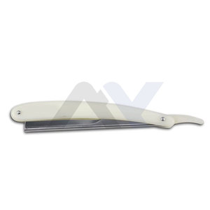 Straight Edge <b>Razor</b> Barber Tool Japanese Stainless Steel Pearl Finish Classic Shaving <b>Razor</b> For Salon And Home Grooming - Product Image 3