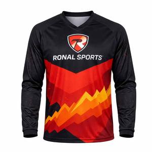 Vente directe du fabricant en gros, maillot de vélo de descente pour homme, maillot de VTT personnalisé pour la descente, unisexe - Product Image 1