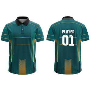Conjunto de Uniforme de Cricket al por Mayor con Logotipo Personalizado, Uniforme de Cricket Transpirable que Absorbe la Humedad, Ropa Deportiva para Hombres y Jóvenes - Product Image 5
