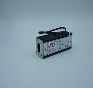 อีเธอร์เน็ตอินไลน์ RJ45 Cat5 โมดูลป้องกันเครือข่าย สาย POE อุปกรณ์ป้องกันฟ้าผ่า 24V สายข้อมูล 100Mbps อินเทอร์เฟซ - Product Image 4
