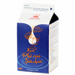 ครีมเทียมสำหรับเครื่องดื่ม ขายดีที่สุด ผลิตแบบขายส่ง รับผลิต OEM/ODM ฮาลาล โยเกิร์ต ชีส ครีมเทียมสำหรับของหวาน 500 กรัม สำหรับกาแฟและชานม - Product Image 1