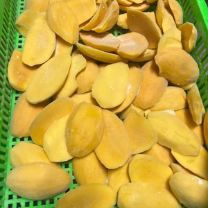 Mangue en tranches surgelée grand volume, conditionnée sous vide, issue de fruits mûris au soleil du Vietnam, purée de mangue pour garniture - Product Image 1