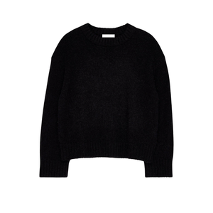 Suéter de Invierno para Mujer, Oversize, con Cuello Camisero, Casual, Holgado, de Punto, Manga Media, Color Sólido, con Botones al Frente, Estilo Vintage - Product Image 1