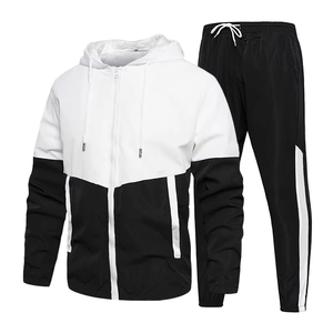 Survêtement léger 2-en-1 pour homme, veste et pantalon de sport chauds, logo personnalisé, vente en gros OEM 2026 - Product Image 3