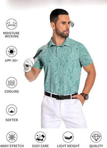 Camisa de Hombre de Alta Calidad, Estilo Casual de Verano, Personalizada con Logotipo Frontal Sublimado, Tejido Transpirable de Secado Rápido, Tallas Grandes - Product Image 4