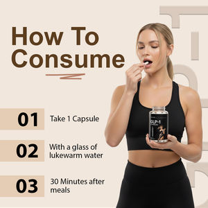 Bulk Custom Formula Dietary Supplement GLP Support Herbal Nutrition Capsules for Appetite & <b>Metabolic</b> Balance - Product Image 2