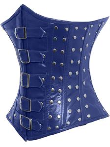 คอร์เซ็ตของผู้หญิงวินเทจชุดกระชับสัดส่วนเซ็กซี่แบบโอเวอร์บัสท์คอร์เซ็ทหนังระบายอากาศทันสมัยสำหรับขนาดใหญ่พิเศษ - Product Image 2