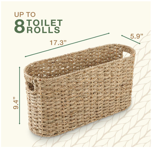 Cesta Organizadora de Papel Higiénico Artex Hai Nam, Diseño Moderno de Mimbre Tejido para Baño - Product Image 4