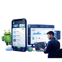 Desarrollo Profesional de Aplicaciones Android para Play Store, Panel de Administración Potente, Compatibilidad con Mac OS, Soporte Multi-idioma