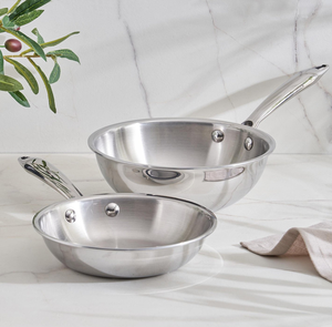 Sartén de Acero Inoxidable de Alta Calidad para Exportación, Sartén Resistente para Cocinar con Base de Inducción, Precio Bajo para Exportación - Product Image 2