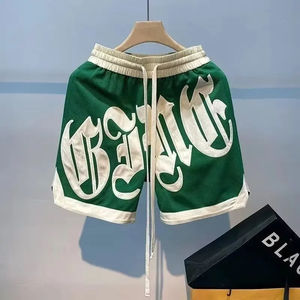 Pantalones Cortos de Baloncesto de Verano, Estilo Urbano Americano, Ropa Casual para Hombre, Pantalones Cortos Bordados de Alta Calidad para Exteriores - Product Image 3