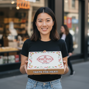 Food Grade Custom Printed <b>Pizza</b> <b>Box</b> Personalized Packaging for <b>Pizza</b> Delivery and Restaurant Supplies - Product Image 6