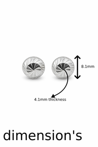 Boucles d'oreilles clous en argent sterling 925 pour femme, design minimaliste raffiné, légères, bijoux quotidiens pour le bureau et les soirées - Product Image 2