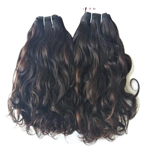 100% Indian Virgin Wavy Hair Premium Unprocessed Remy Hair for Silky, Natural Waves Ideal for Weaving Extensions and Styling - Product Image 2