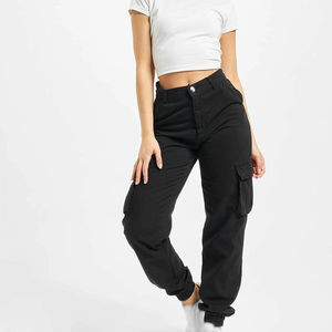 Pantalones Cargo de Invierno para Mujer con Forro Polar y Logotipo Personalizado, Pantalones Térmicos Gruesos y Cálidos, Pantalones Casuales Holgados con Múltiples Bolsillos, Ropa Urbana para Mujer - Product Image 2