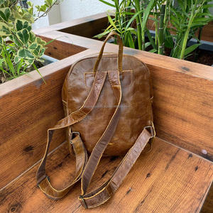 Sac à dos personnalisé en cuir véritable pleine fleur pour unisexe Vintage personnalisé en cuir de vachette sac à dos pour ordinateur portable de haute qualité - Product Image 4