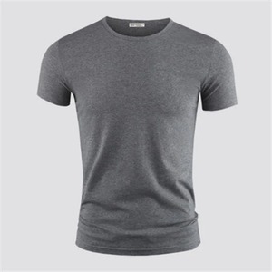 Camisetas de algodón para hombre, camiseta de manga corta, cuello redondo, lisa, regular, camisetas de algodón para hombre, camiseta para hombre - Product Image 5