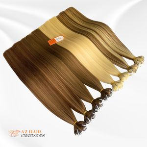 Extensiones de Cabello Humano Natural Liso con Doble Trama, Color Personalizable, Precio al por Mayor, Paquetes de Cabello Humano con Cutícula Alineada - Product Image 6