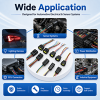 Faisceau de câbles 2,2 mm isolé en PVC, connecteur multipin personnalisé pour l'électronique automobile