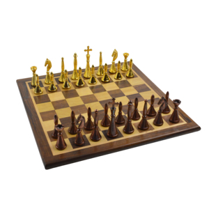 Juego de Ajedrez de Madera con Piezas Metálicas, Diseño de Lujo Personalizado, Disponible a Precio Competitivo - Product Image 5