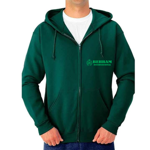 เสื้อฮู้ดซิปคุณภาพดี ยูนิเซ็กซ์ ผ้าฟลีซเฟรนช์เทอร์รี่ 350 GSM ทรงโอเวอร์ไซส์ มีกระเป๋าหน้า เสื้อฮู้ดซิปและเสื้อสเวตเชิร์ต - Product Image 4