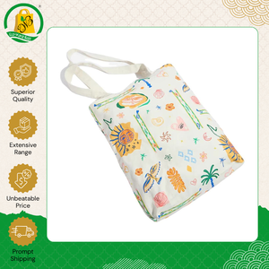 กระเป๋าช้อปปิ้งผ้าแคนวาสคุณภาพสูง ทันสมัย ผลิตจากวัสดุ PC ออร์แกนิค ย่อยสลายได้ นำกลับมาใช้ใหม่ได้ พร้อมหูหิ้วแบบเทป มีจำหน่ายแล้ว - Product Image 3