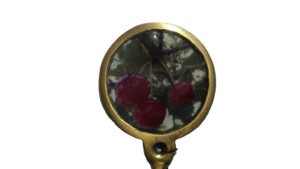 Vintage Brass Wall <b>Hook</b> with <b>White</b> Ceramic Knob – Decorative Metal Hanger for <b>Coat</b>, Key, Towel & Hat - Product Image 2