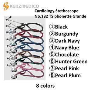 Stéthoscope cardiologique professionnel TS phonette Grande No.182, tête simple, KENZMEDICO, fabriqué au Japon - Product Image 6