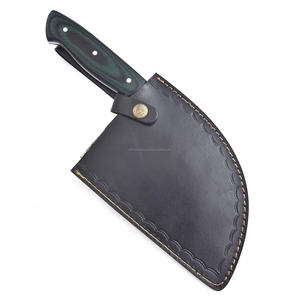 Cuchillo de Chef de Acero de Damasco de Alta Calidad Personalizado al por Mayor, Mango de Micarta G10, 60 HRC, Resistente para Cortar y Picar Carne - Product Image 6