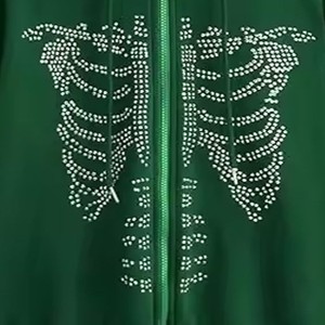 Nouvelle Arrivée Hiver Hommes Sweat-shirts à Strass Vente Chaude Respirant Écologique Personnalisable Couleur Unie Teinte Unie - Product Image 4