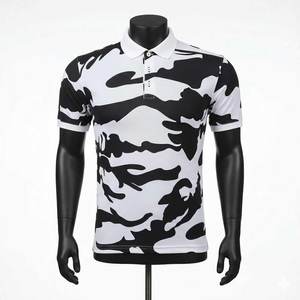 Camisas de Alta Calidad para Hombre, Tallas Grandes, con Logotipo Bordado Personalizado, Sólidas, Transpirables, de Spandex/Algodón - Product Image 1