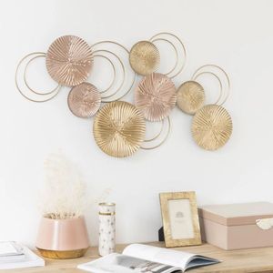 Grande décoration murale en métal pour une décoration murale spectaculaire, rehaussant les intérieurs spacieux avec une présence artistique audacieuse - Product Image 1