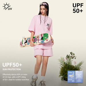 เสื้อยืด Sorona Cooling 230 กรัม ผ้าฝ้าย 74% ทรงโอเวอร์ไซส์ สตรีทแวร์ ป้องกันรังสียูวี UPF50+ แห้งเร็ว ระบายอากาศได้ดี ซึมซับเหงื่อ - Product Image 1