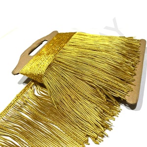 Luxury Yellow Braided Fringe Trim Decorative Tassel Edge for Curtains, Upholstery, Cushions & Home Deco - Product Image 5