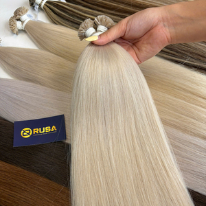 Extensiones de Cabello Humano con Punta Plana de Queratina, Vietnamitas, Super Double Drawn, para Uso en Salón - Product Image 2