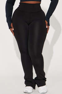 Wholesale Custom High Waisted Sports <b>Workout</b> Yoga Pants <b>Leggings</b> for Women Soft Polyester Gym Fitness <b>Leggings</b> <b>With</b> <b>Pocket</b> - Product Image 2