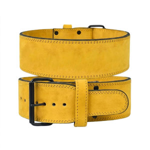 Customizable Professional Breathable Cowhide Weight Lifting <b>Belt</b> Adjustable Buckle Back Waist Support Eco-Friendly Unisex - Product Image 6
