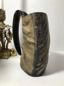 Mug à bière en corne de haute qualité, fait main, authentique, de qualité supérieure, neuf, de bonne qualité, naturel, sculpté à la main, viking, best-seller - Product Image 4