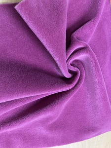 Tissu en velours CVC de couleur violette, 2 mm, polyester, coton, fourrure, pour vêtements, textiles d'ameublement, canapés - Product Image 2