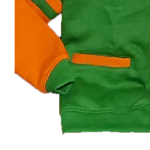 Cardigan en molleton tissé uni orange et vert de l'Université de Floride, fermeture à boutons, col en V, pour étudiants, hommes et femmes, polyester/coton - Product Image 3
