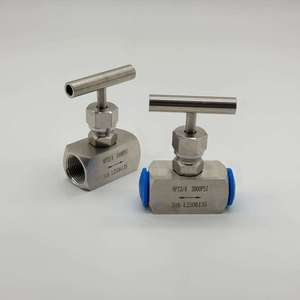 Vanne à aiguille manuelle avec levier, raccords NPT 1/2, 3/4, 1 pouce, haute température, résistante à la corrosion (huile, acide, eau), application générale - Product Image 5